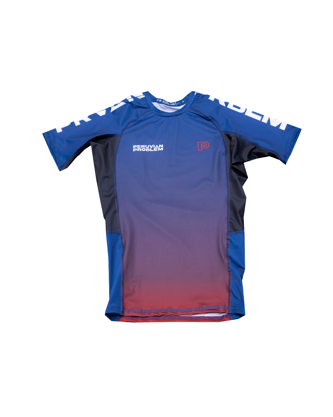 Rashguard Degrade Azul/naranja